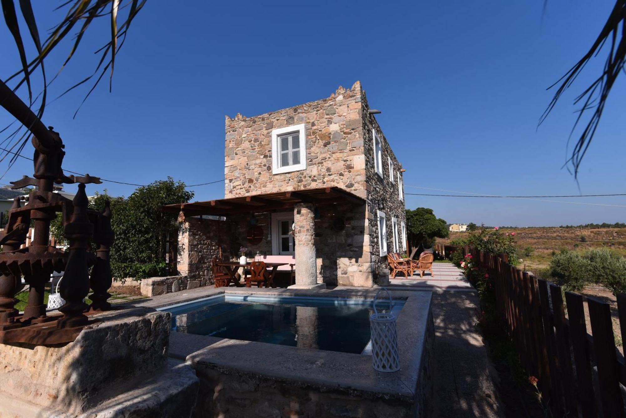 Traditional Kos Villa With Swimming Pool, Lawn Yard And Bbq Esterno foto