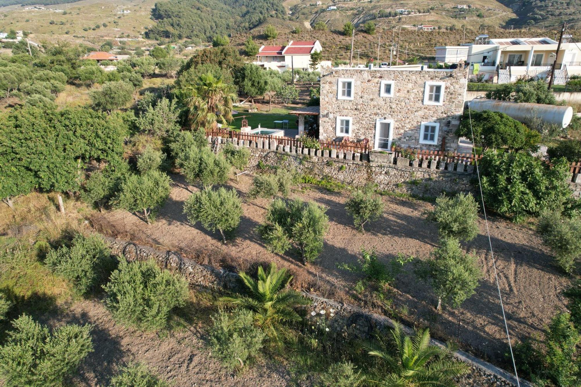 Traditional Kos Villa With Swimming Pool, Lawn Yard And Bbq Esterno foto
