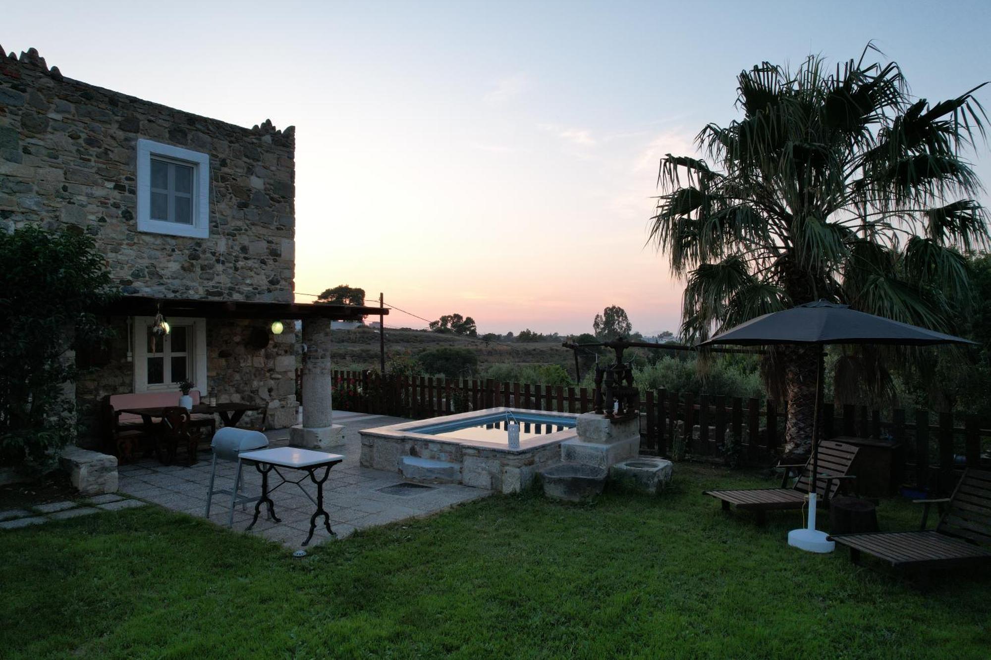Traditional Kos Villa With Swimming Pool, Lawn Yard And Bbq Esterno foto