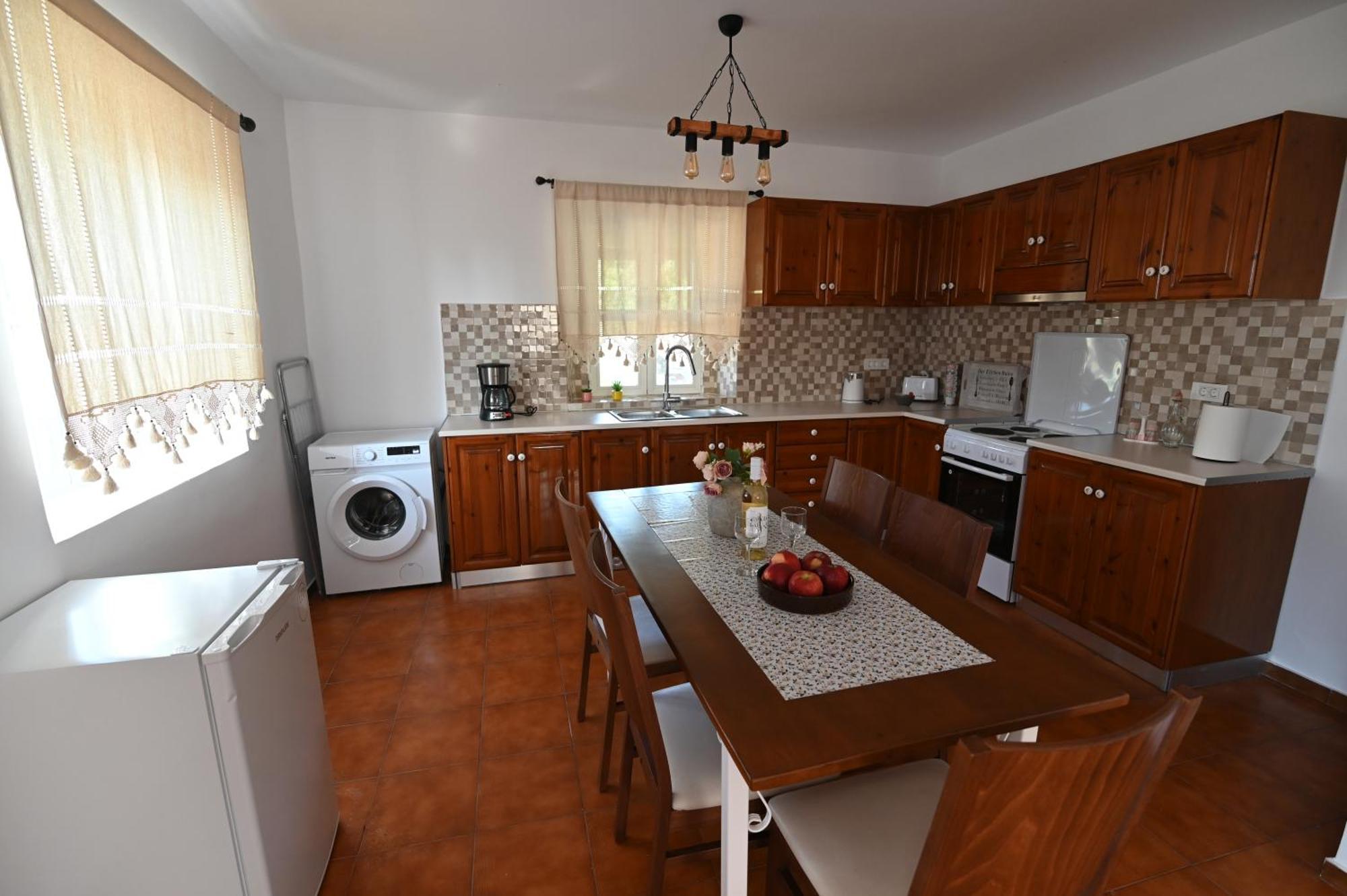 Traditional Kos Villa With Swimming Pool, Lawn Yard And Bbq Esterno foto