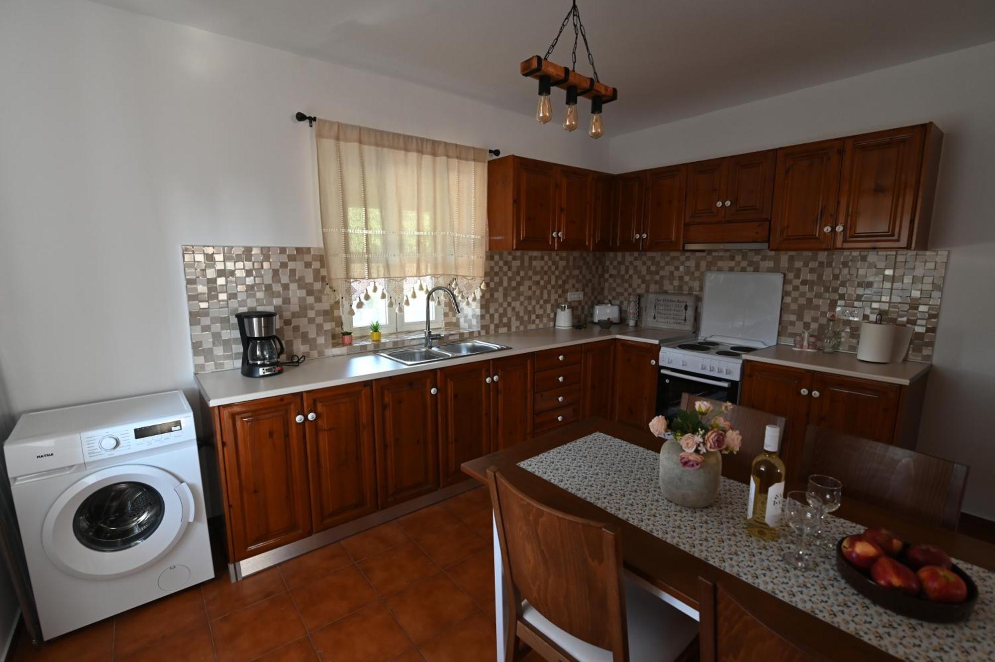 Traditional Kos Villa With Swimming Pool, Lawn Yard And Bbq Esterno foto