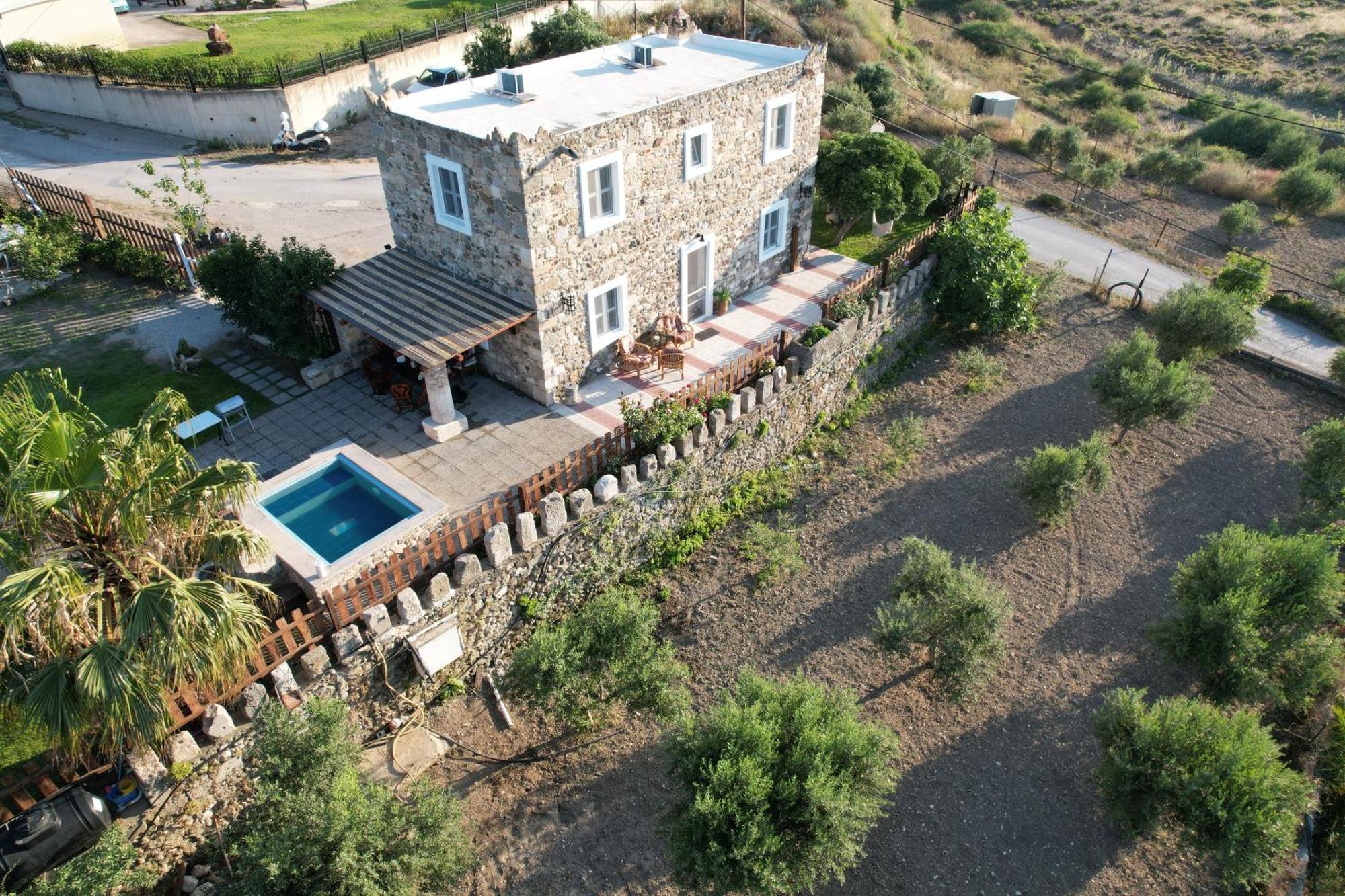 Traditional Kos Villa With Swimming Pool, Lawn Yard And Bbq Esterno foto